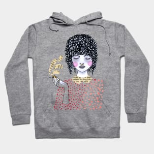 African Woman Cigarette Art Hoodie